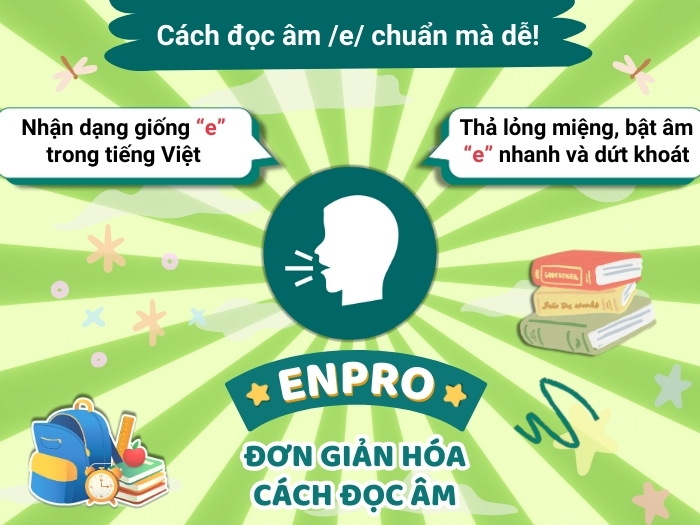 Cách đọc âm /e/ chuẩn mà dễ! 